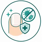 Prevenire infecție secundară onicoliză