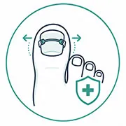 Icon care reprezintă tratamentul nechirurgical al unghiei încarnate prin tehnici corective moderne, fără operație și fără durere.