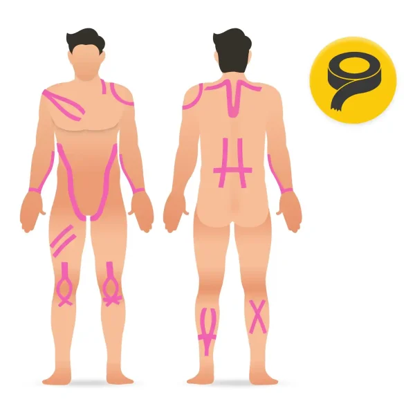 Bandă kinesiologică Kinesio Tape, 5 cm x 5 m (6)